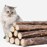 Kit 10 Unidades Matatabi Varas De Catnip Limpa Dentes Palito