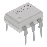 Kit 10 Unidades Optoacoplador Til111 Dip 6 Pin Branco