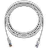 Kit 10 Unidades Patch Cord Utp Cat5e Branco Rj45 7 Metros