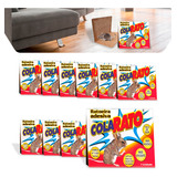 Kit 10 Unidades Ratoeira Adesiva Cola Rato Aranhas Pragas
