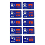 Kit 10 Unidades Tim Chip Triplo Corte Pré Pago