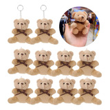 Kit 10 Ursinhos Pelucia Fofinho Lindos Maternidade Chaveiros