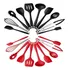 Kit 10 Utensílios Cozinha Silicone Deluxe Premium   Cores