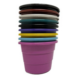 Kit 10 Vasos De Parede Jardim Vertical cuia 3 0l