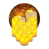 Kit 10 Velas Artificial Eletrônica Led Chamejante Luz Amarela Decorativa Natal Casamento Festa Romântica Bateria Inclusa Transparente