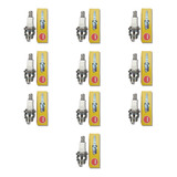 Kit 10 Velas De Ignicao Ngk Bpmr7a Linha Motosseras Gerador