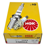 Kit 10 Velas Ignição Cmr6a Roçadeira Soprador 4 Tempos Ngk