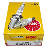 Kit 10 Velas Ignição Cmr7h Motossera Zenoah G260 Ngk