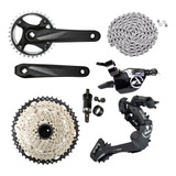 Kit 10 Velocidades 1x10v Grupo Bike Mtb Absolute A7 11x46
