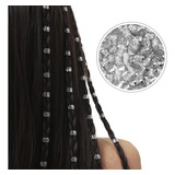 Kit 100 Acessório De Cabelo Anel Prata 