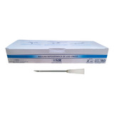 Kit 100 Agulha Descartável HiPodérmica 40 1 6mm Transparente