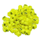 Kit 100 Anilhas 8mm Numeradas Pombos Codornas Pintos