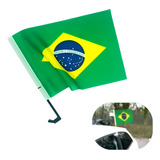 Kit 100 Bandeira Do Brasil Para Vidro Do Carro Atacado