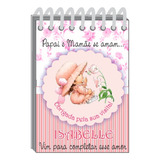 Kit 100 Bloquinhos Personalizados Lembrancinha Capa Fr vr