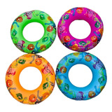 Kit 100 Boia Redonda 80cm Piscina Praia Colorido Atacado