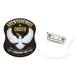 Kit 100 Botton Resinado Com Formato Do Seu Brasão Pin Broche