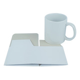 Kit 100 Caneca Para Sublimação Branca 325ml Aaa 100caixinhas