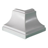 Kit 100 Cantos Pvc Externo Moldura Forro Pvc Branco