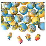 Kit 100 Capsula Minions Surpresa 1pol Dentista Odonto