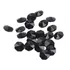 Kit 100 Castanha 14mm Cristal Preta Decorações E Lustres