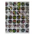 Kit 100 Castanha Cristal 14mm Furta Cor Espelhada Bijuterias