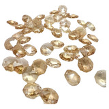 Kit 100 Castanhas Cristal