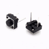 Kit 100 Chaves Tactil 180 6x6x4 3mm 2 Terminais