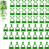 Kit 100 Clipes De Fixação De Parede Para Escalada De Plantas