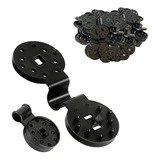 Kit 100 Clips Presilha Para Prender Tecido Tela De Sombrite