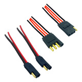 Kit 100 Conector 2 Vias E 50 Conecto 4 Vias C Fio 4 Mm Plug