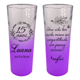 Kit 100 Copo Long Drink 350ml Degradê Acrílico Personalizado