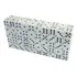 Kit 100 Dados De 6 Lados 16mm Cor Branco