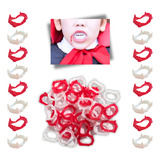 Kit 100 Dentadura Halloween