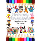 Kit 100 Desenhos Para