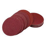 Kit 100 Discos De Lixa 100mm Pluma Sem Furo Tipo Velcro