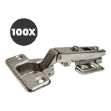 Kit 100 Dobradica Reta