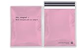 Kit 100 Envelope Segurança Rosa Bebê 30x41cm Lacre Embalagem Envio Correios Resistente Brilhante