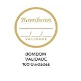 Kit 100 Etiquetas Bombom Sabor Validade 3x3cm
