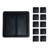 Kit 100 Formas Piso Peyver 20x10x8cm Dupla Geminada - Fp063