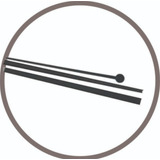Kit 100 Haste Wind Banner Fly Flag Bandeira 3 25 M