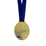 Kit 100 Medalhas Honra Ao Mérito Ouro Prata Bronze 4 3cm Aço Cor Ouro
