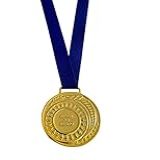 Kit 100 Medalhas Honra Ao Mérito Ouro Prata Bronze Aço 3 6cm Cor Ouro
