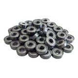 Kit 100 Micro Rolamento 608zz Capa De Aço 8x22x7mm 608 Zz