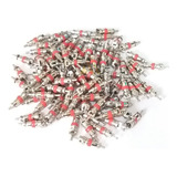 Kit 100 Nucleo Valvula Para Bico De Roda Pneu Universal