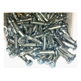 Kit 100 Parabolt Parafuso Chumbador Concreto 10mm 1 4 X 2pol