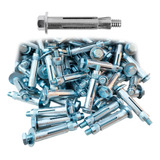 Kit 100 Parabolt Parafuso Chumbador Concreto 10mm 1 4x2pol