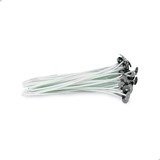 Kit 100 Pavio De Vela De Algodão Com Ilhões De 15cm 1mm
