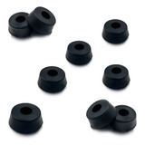 Kit 100 Pé De Borracha Pvc Grande P Caixa De Som Case 