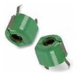 Kit 100 Peças Capacitor Variável Trimmer Verde 30pf