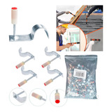 Kit 100 Pino Prego P Pistola Finca Pino Tubo Cano Meia Lua